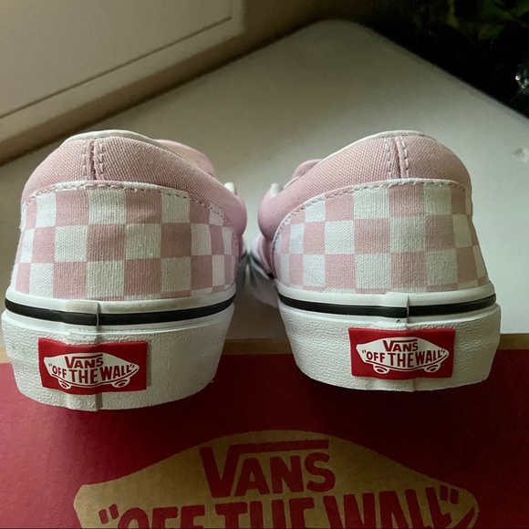 Baby pink and true white checkerboard Vans NWT - Picture 5 of 6